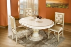 Rossella görögmintás bézs és arany színű nappali bútor