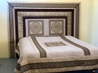 Olasz stíl görögmintás francia ágy matraccal